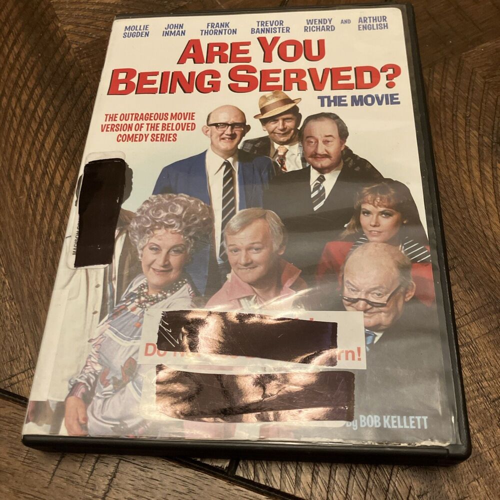 ARE YOU BEING SERVED - The Movie DVD Ex Library BBC, British Television